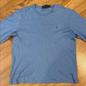 Polo by Ralph Lauren Blue Men's Shirt Size Medium custom slim fit